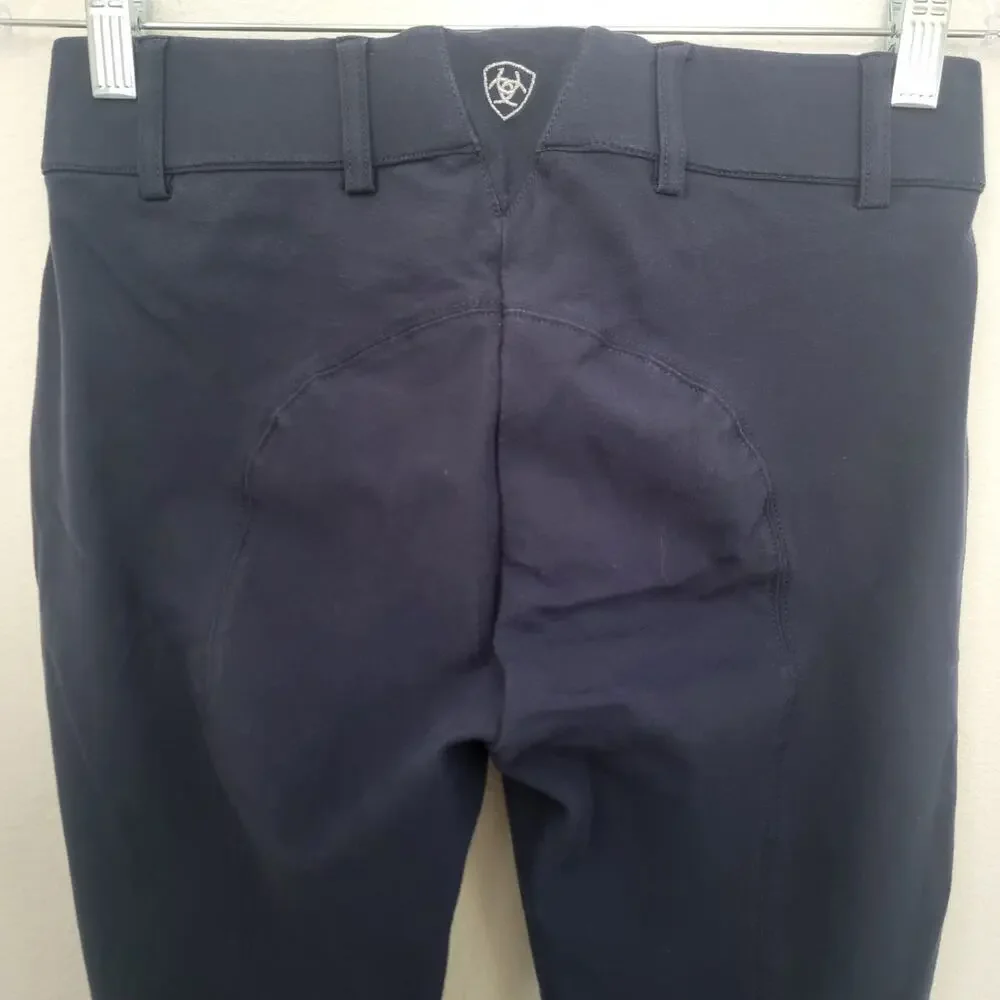 Ariat Navy Blue Breeches Equestrian Riding Full Seat Pant Horse Show Size US 22L